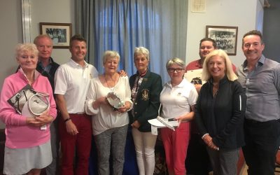 2021-08-30 Alan Graham Mixed Greensomes Prize winners