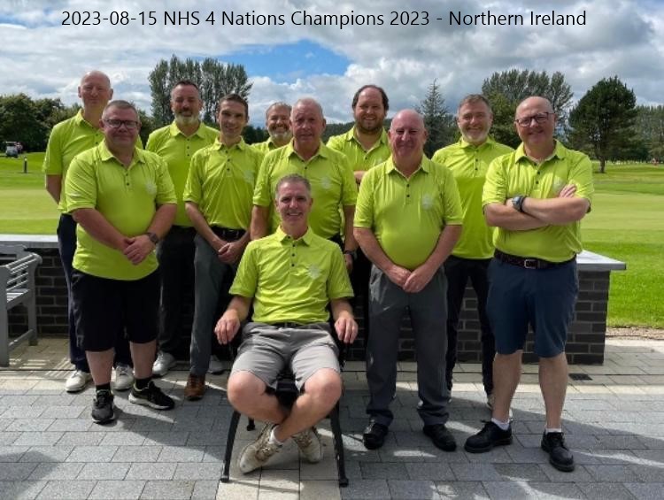 2023-08-25 Leslie part of NI NHS Team to win 4 Nations Championship