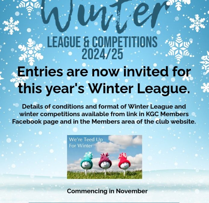 2024-10-11 2024/25 Winter Competitions and Winter League