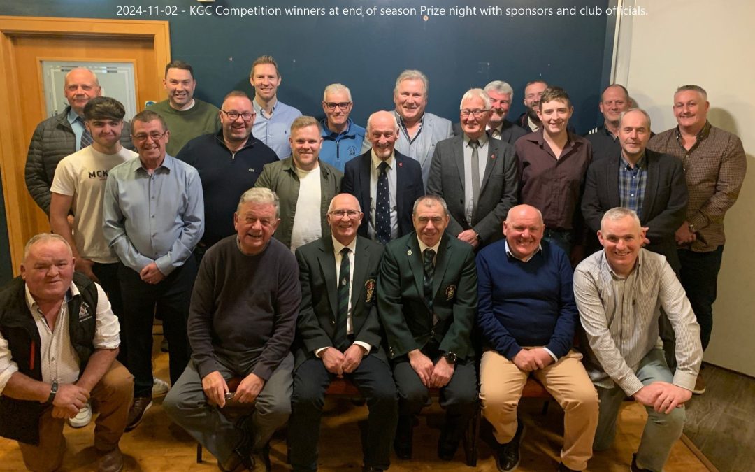 2024-11-02 Prize night presentations including KGC Annual Matchplay competitions