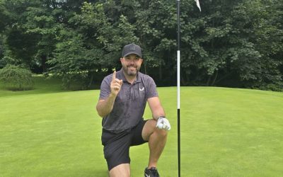 2025-08-01 Wayne Hanna hole in one at 8th