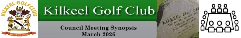 2026-03-31 KGC Council Meeting 24th March 2026 Synopsis